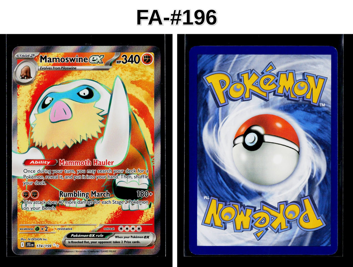 Front + Back scan | Near Mint / FA-#196 / Holofoil