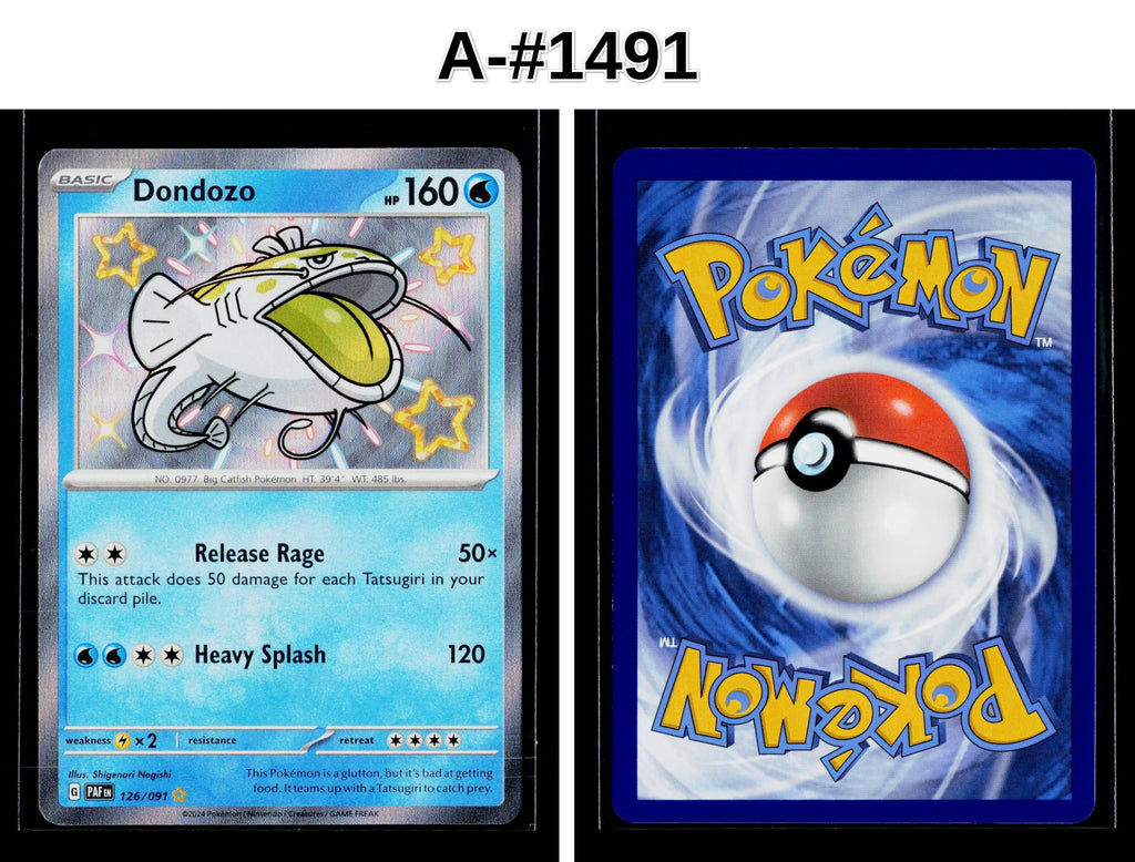 Front + Back scan | Near Mint / A-#1491 / Holofoil