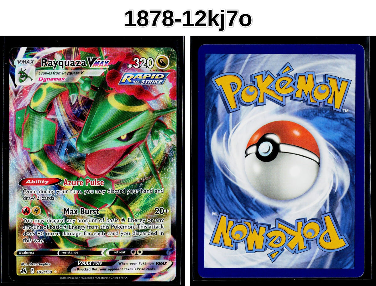 Front + Back scan | Near Mint / 1878-12kj7o / Holofoil