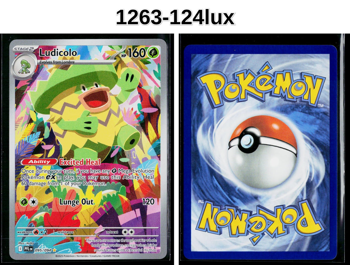 Front + Back scan | Near Mint / 1263-124lux / Holofoil