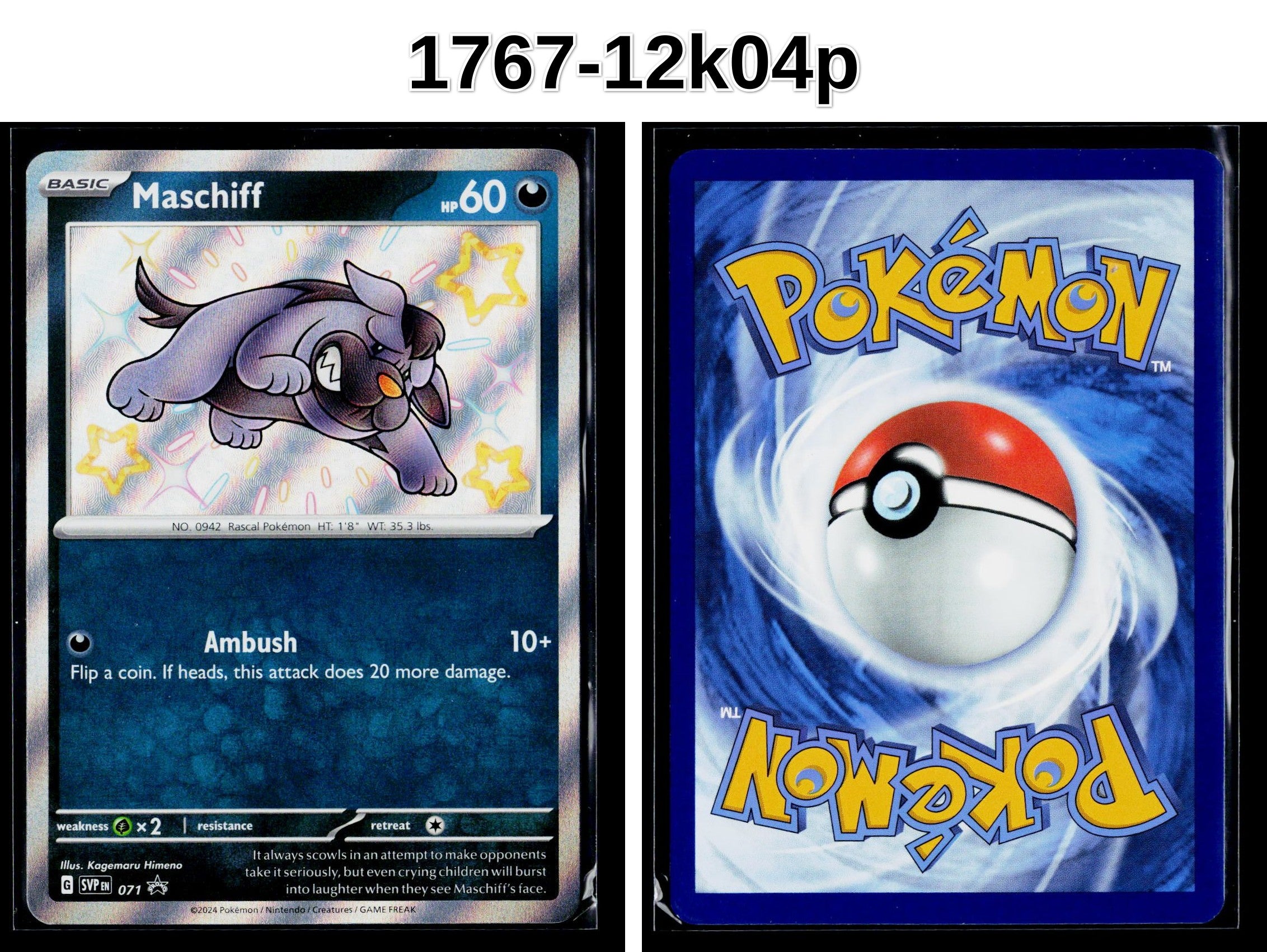 Front + Back scan
