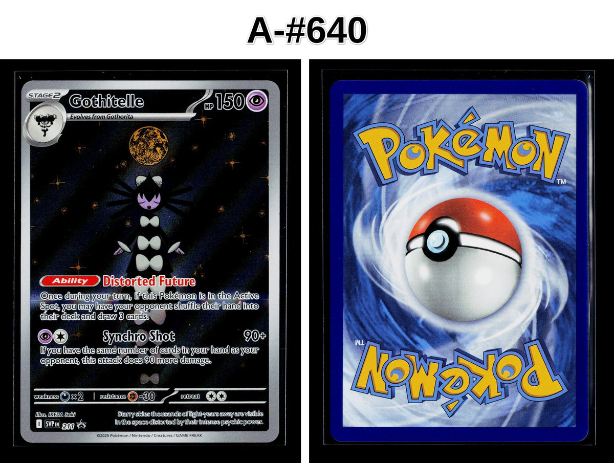 Front + Back scan | Near Mint / A-#640 / Holofoil