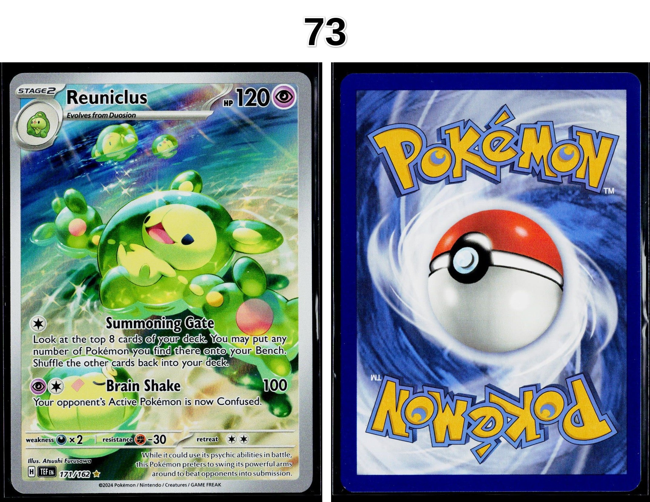 Front + Back scan