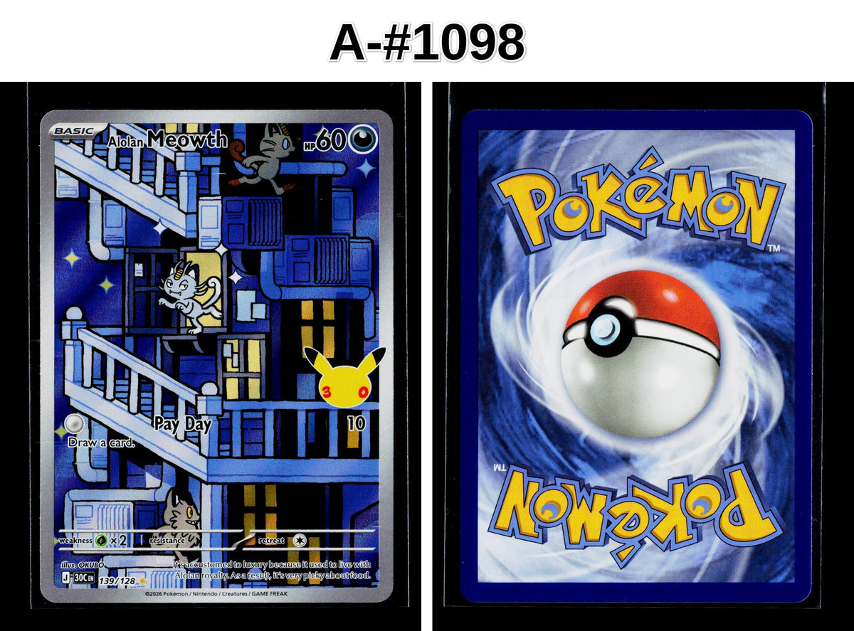 Front + Back scan | Near Mint / A-#1098 / Holofoil