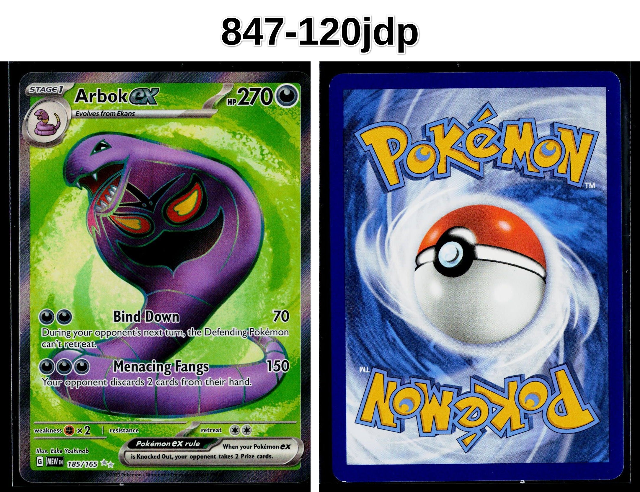 Front + Back scan