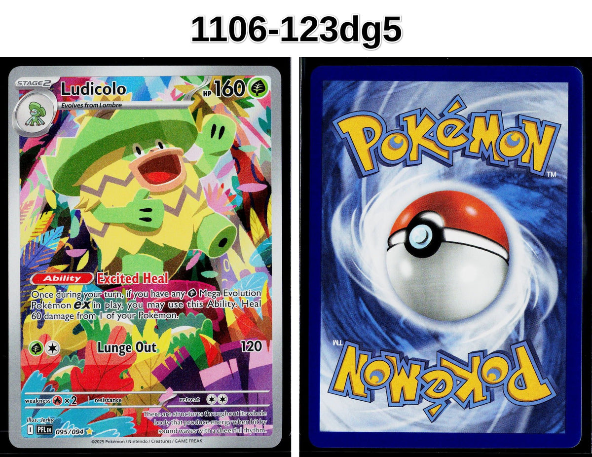 Front + Back scan | Near Mint / 1106-123dg5 / Holofoil