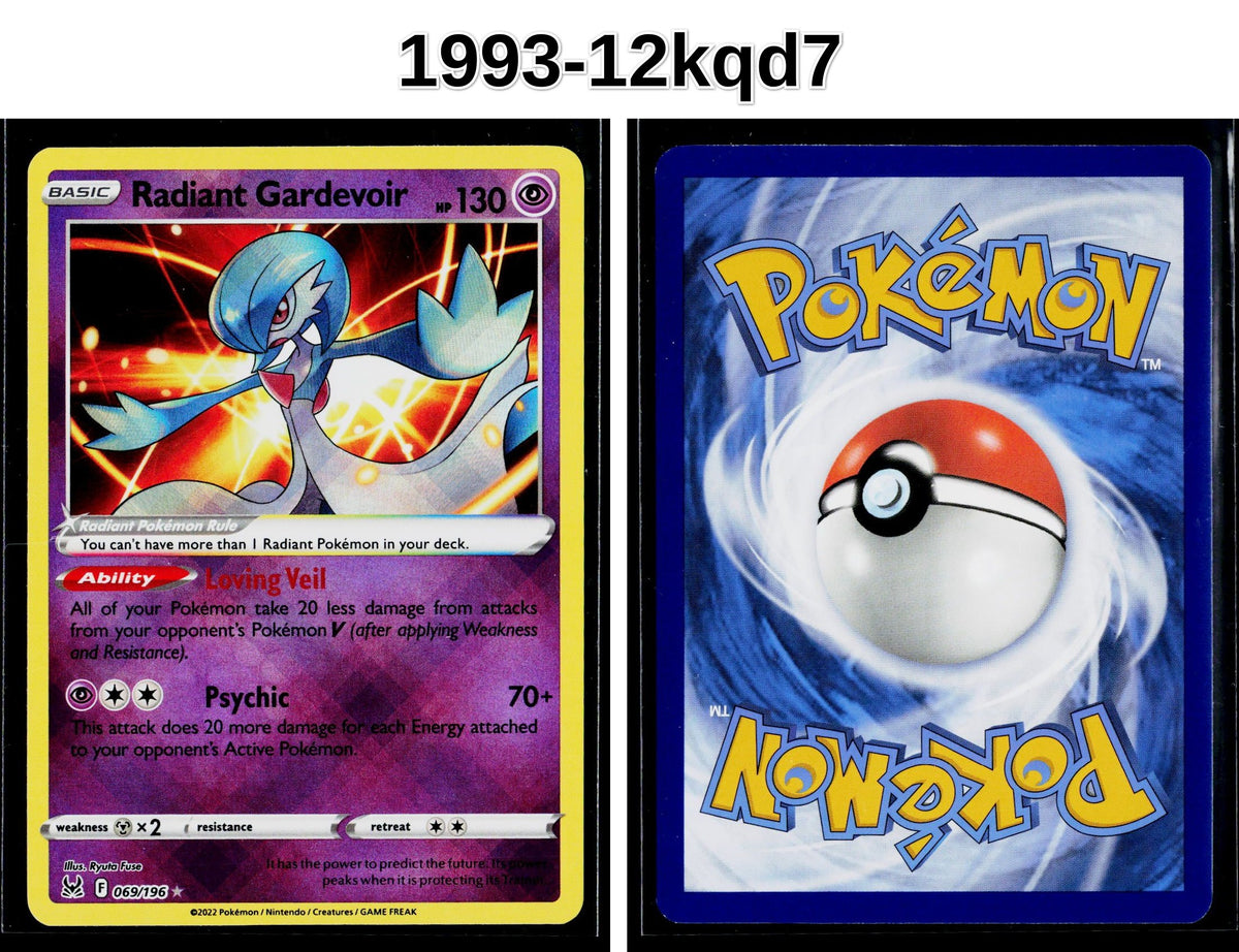 Front + Back scan | Near Mint / 1993-12kqd7 / Holofoil