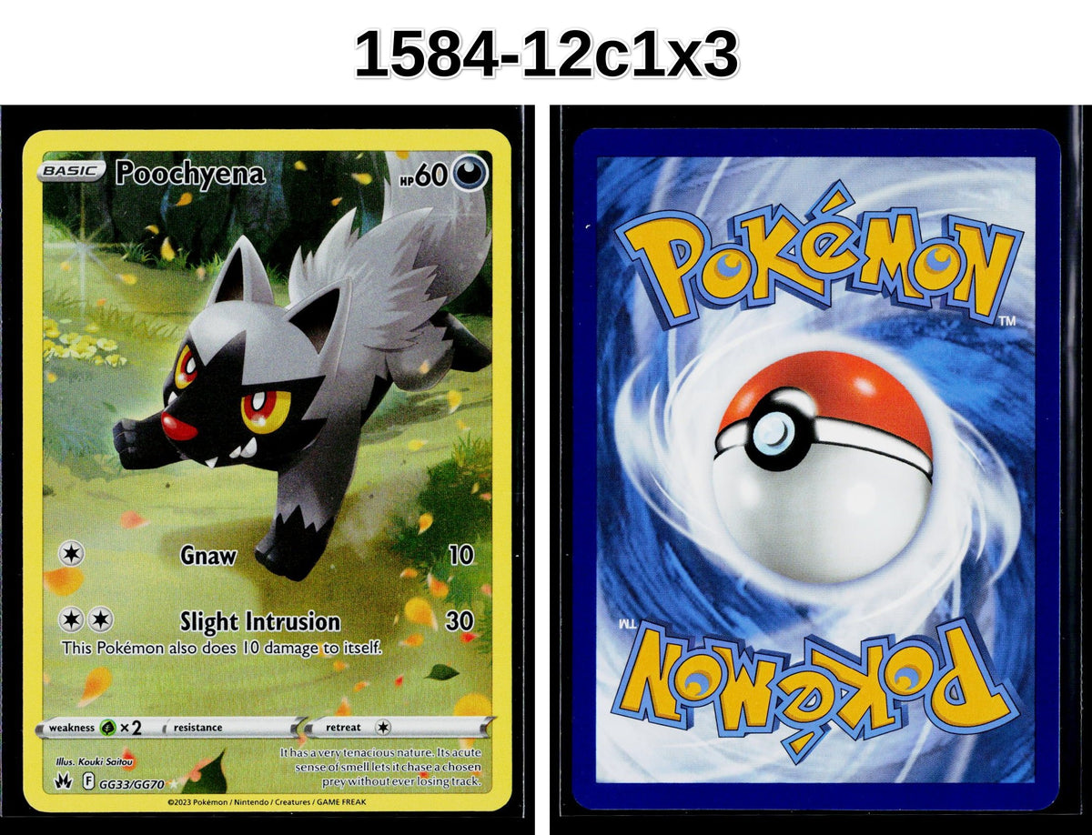 Front + Back scan | Near Mint / 1584-12c1x3 / Holofoil