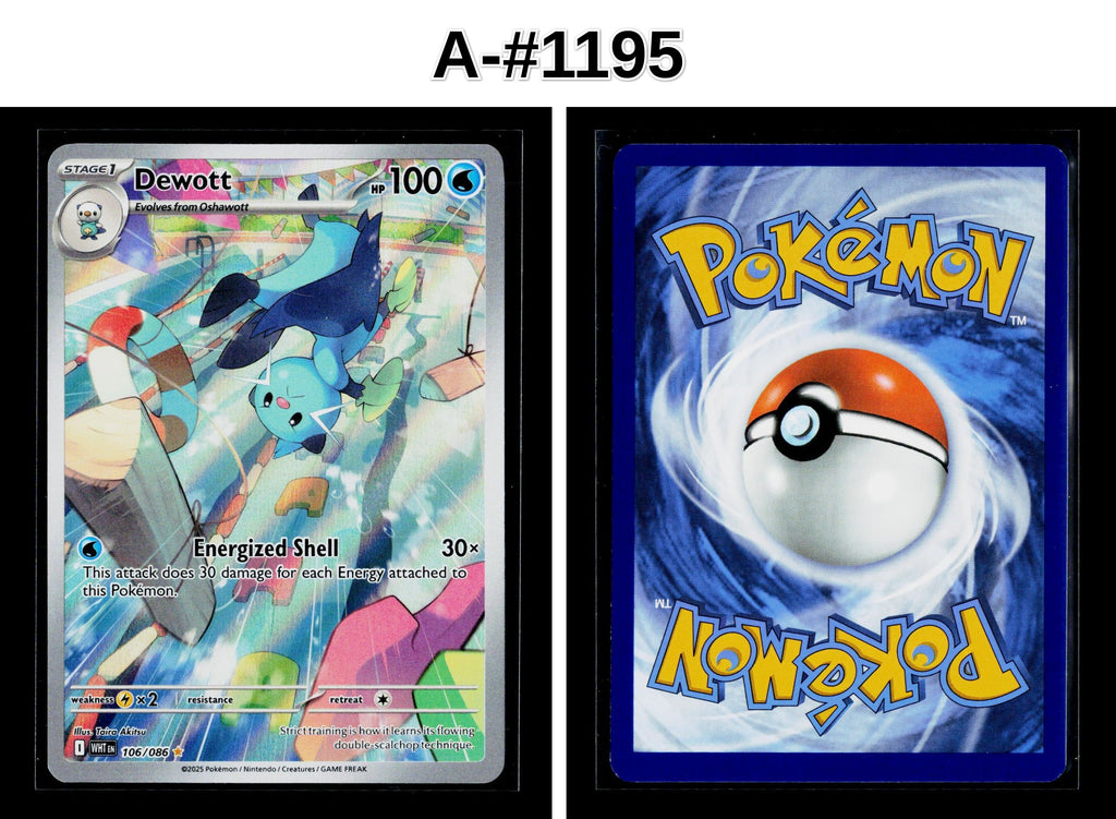 Front + Back scan | Near Mint / A-#1195 / Holofoil