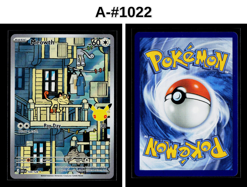 Front + Back scan | Near Mint / A-#1022 / Holofoil