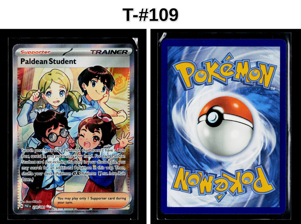 Front + Back scan | Near Mint / T-#109 / Holofoil