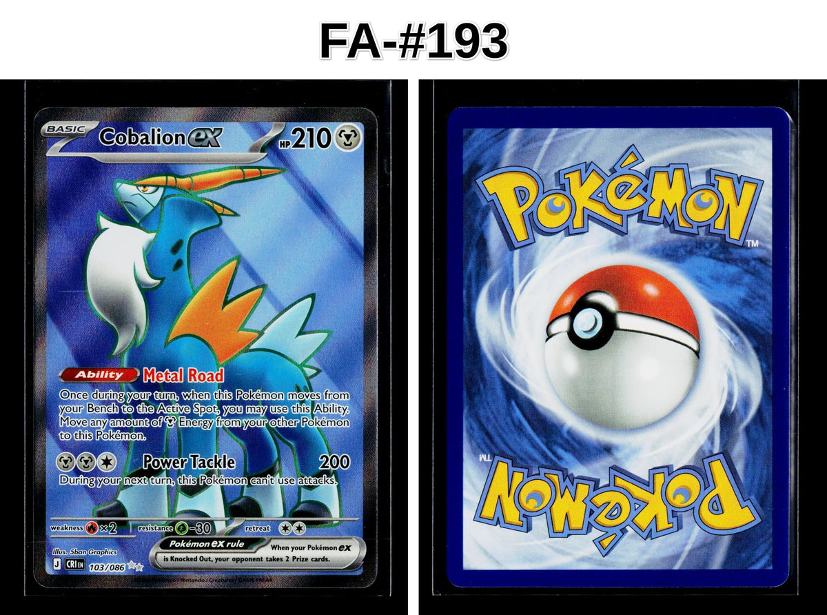 Front + Back scan | Near Mint / FA-#193 / Holofoil