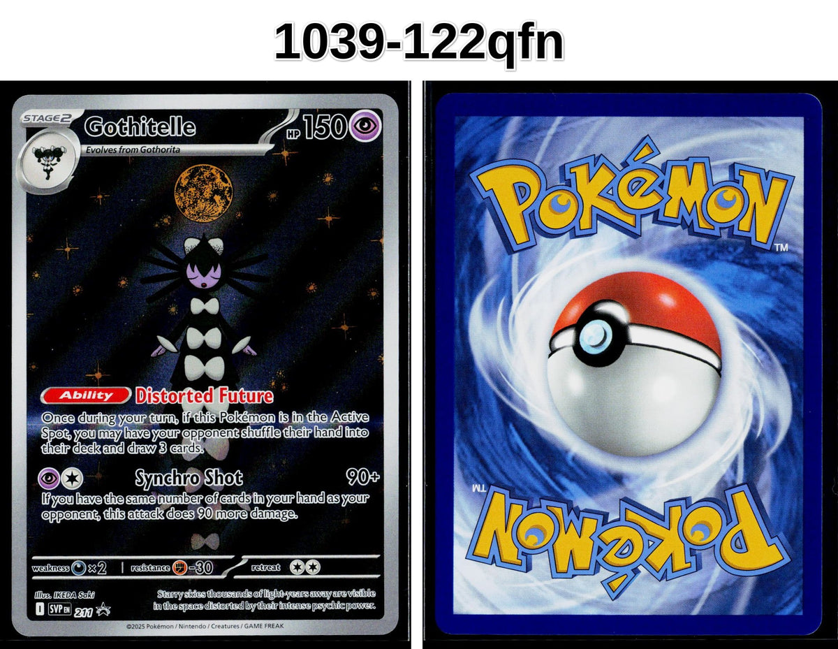 Front + Back scan | Near Mint / 1039-122qfn / Holofoil