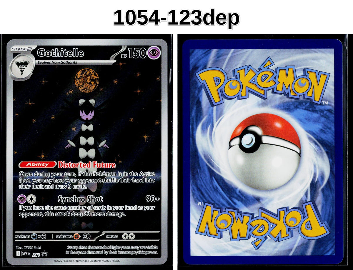 Front + Back scan | Near Mint / 1054-123dep / Holofoil