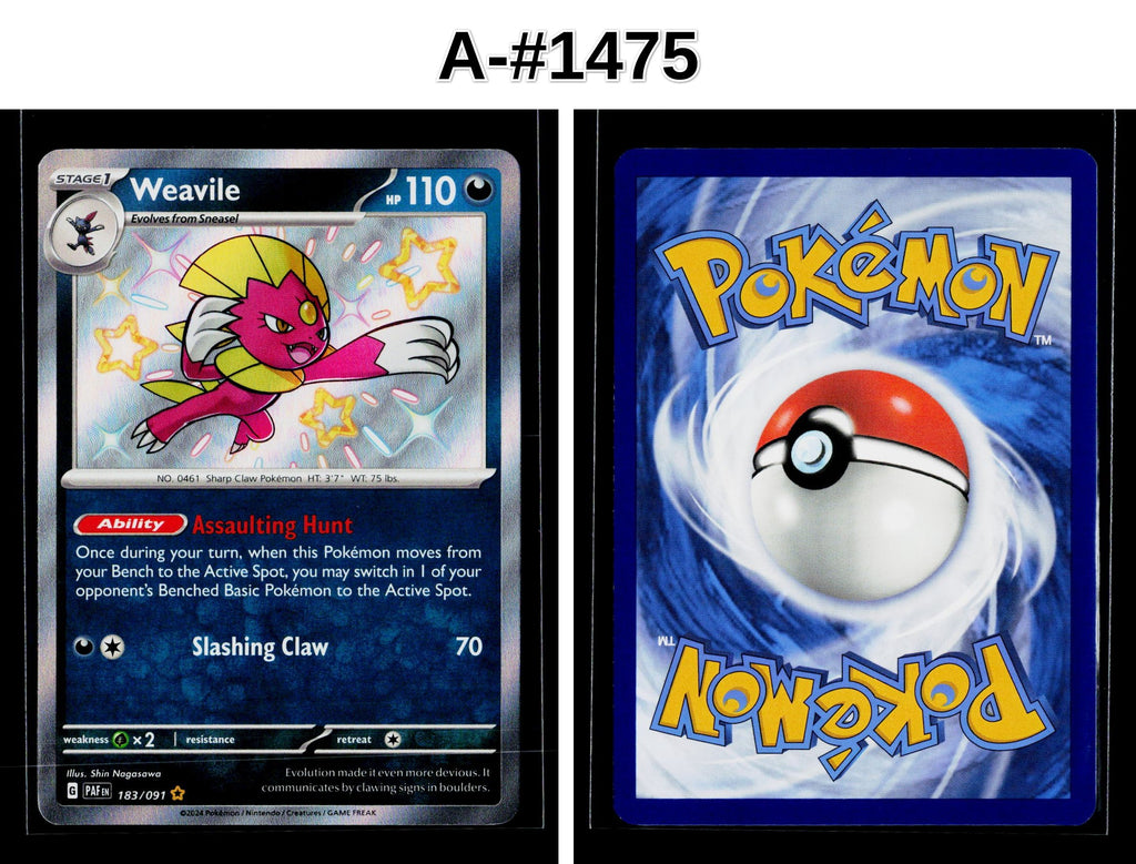 Front + Back scan | Near Mint / A-#1475 / Holofoil