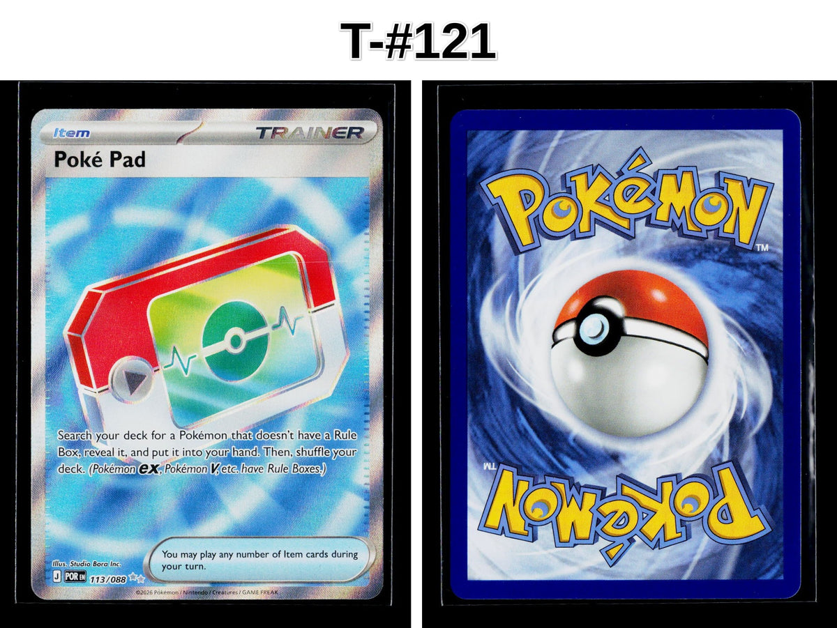 Front + Back scan | Near Mint / T-#121 / Holofoil