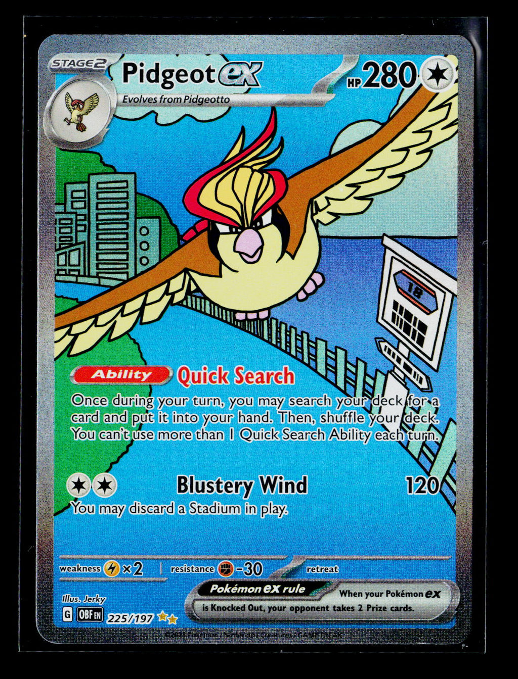 Pidgeot ex - 225/197